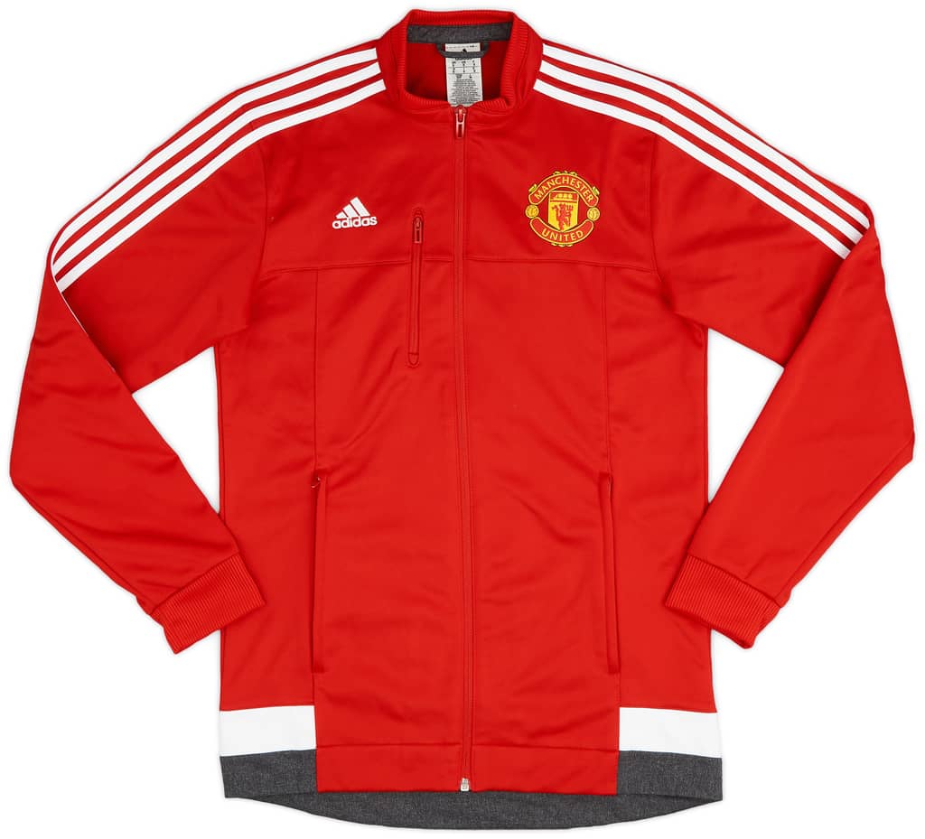 2015-16 Manchester United adidas Track Jacket - 10/10 - (S)