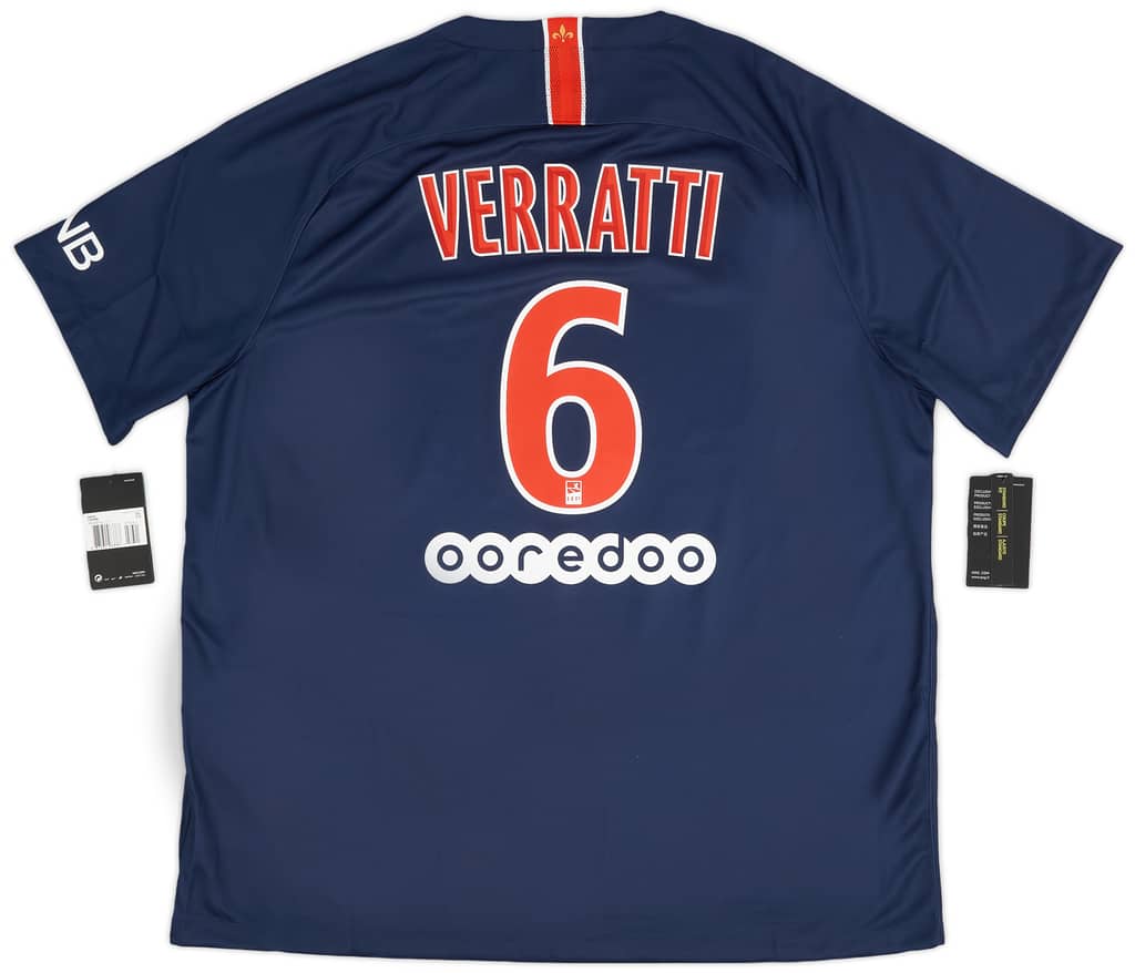 2018-19 Paris Saint-Germain Home Shirt Verratti #6 (XXL)