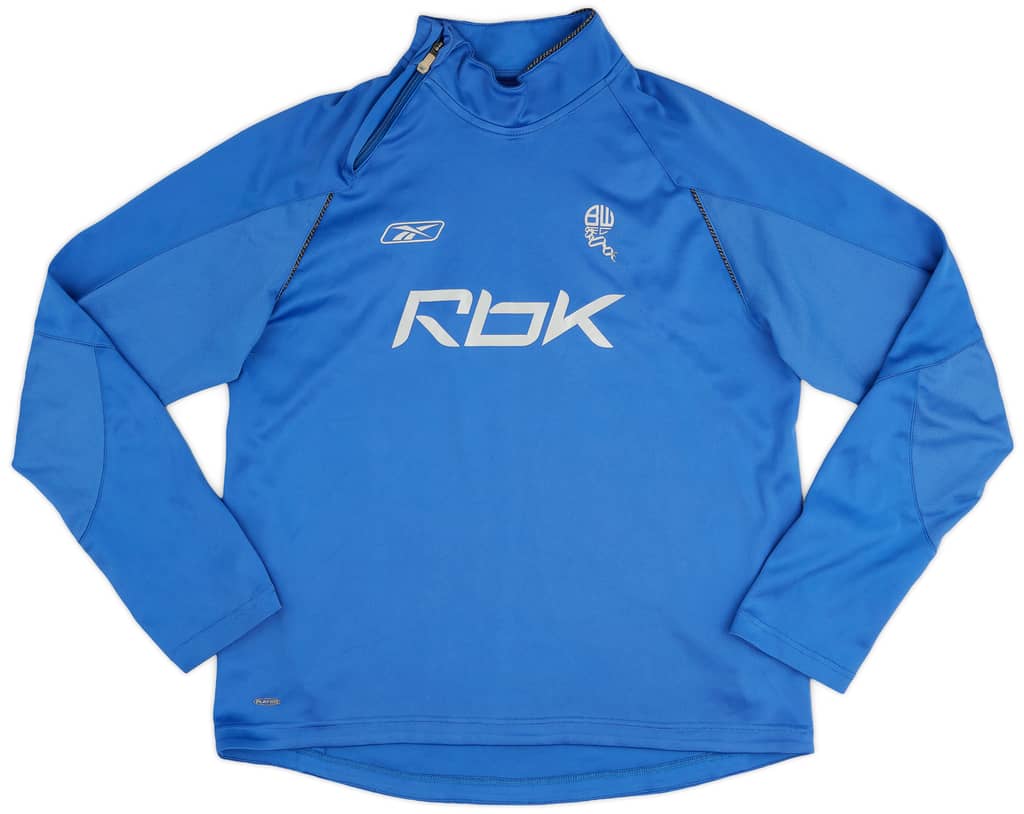 2007-08 Bolton Reebok 1/4 Zip Training Top - 6/10 - (M)