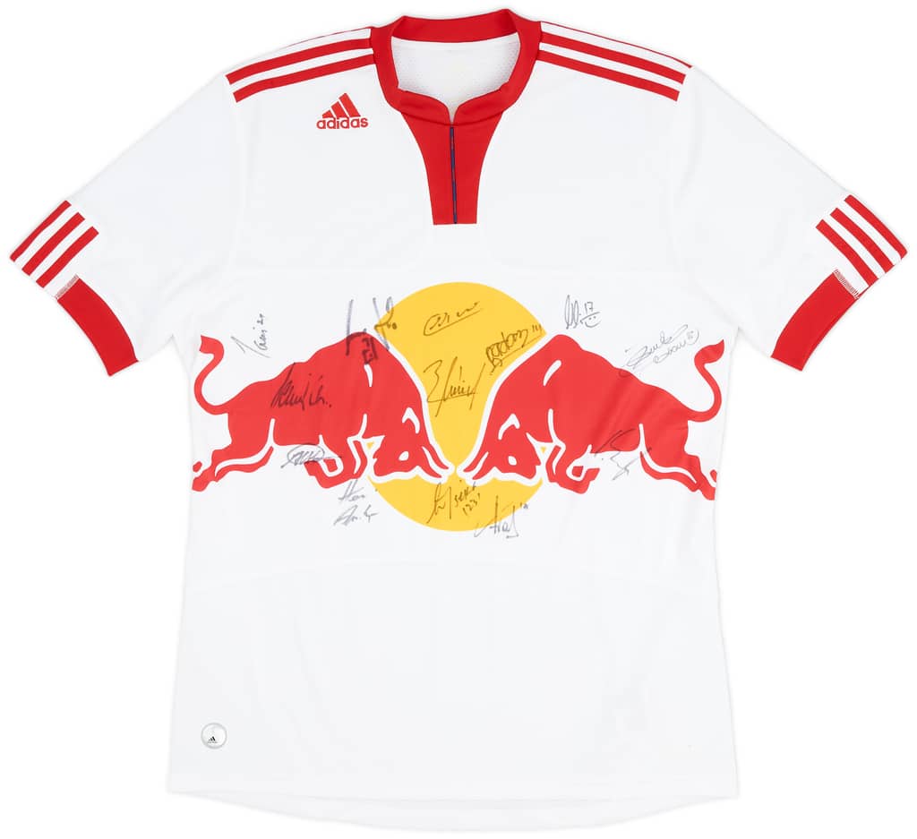 2009 Red Bull Signed Template Home Shirt - 9/10 - (L)
