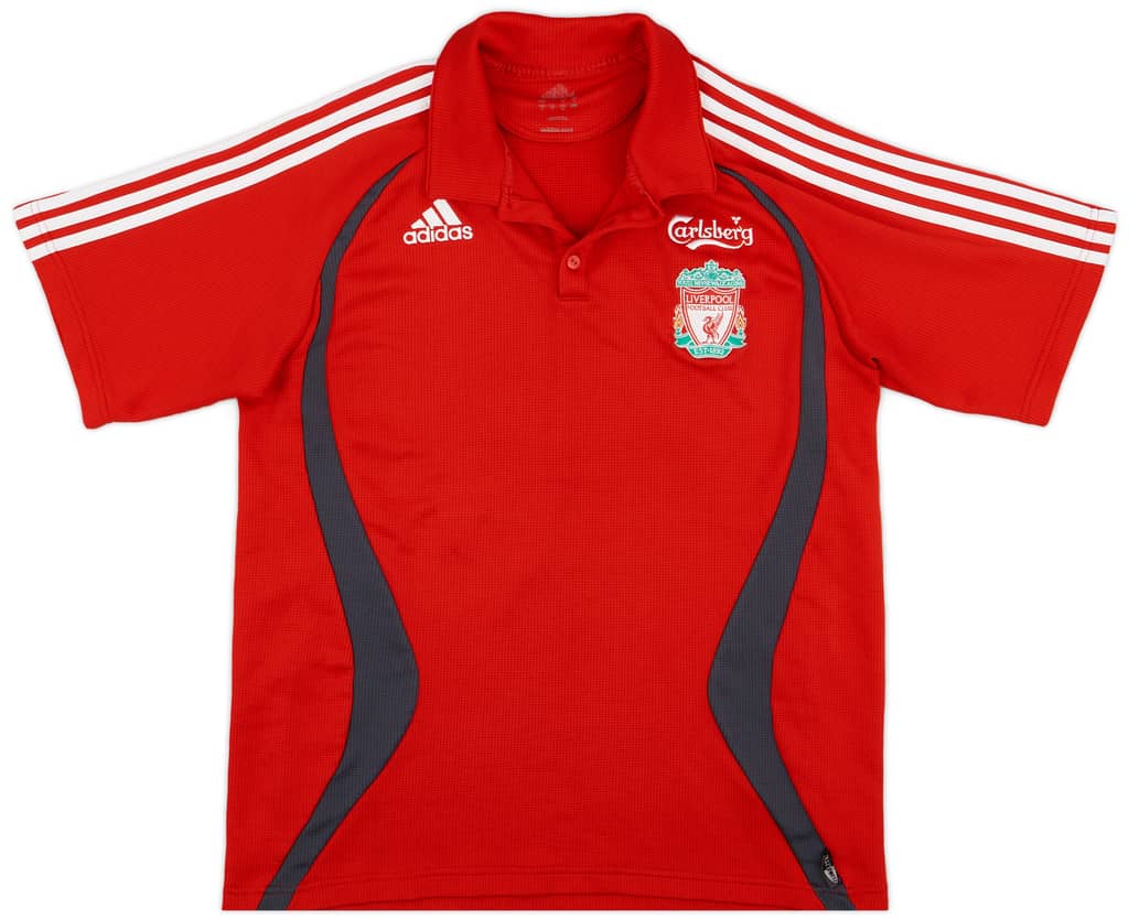 2006-07 Liverpool adidas Polo Shirt - 8/10 - (L)