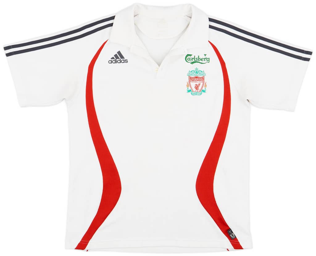 2006-07 Liverpool adidas Polo Shirt - 7/10 - (L)