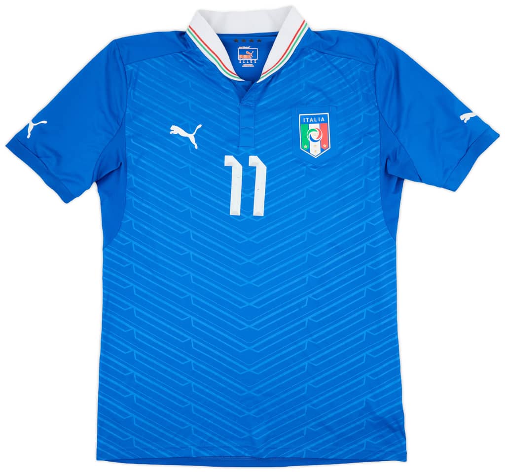 2012-13 Italy Home Shirt #11 - 7/10 - (XL)