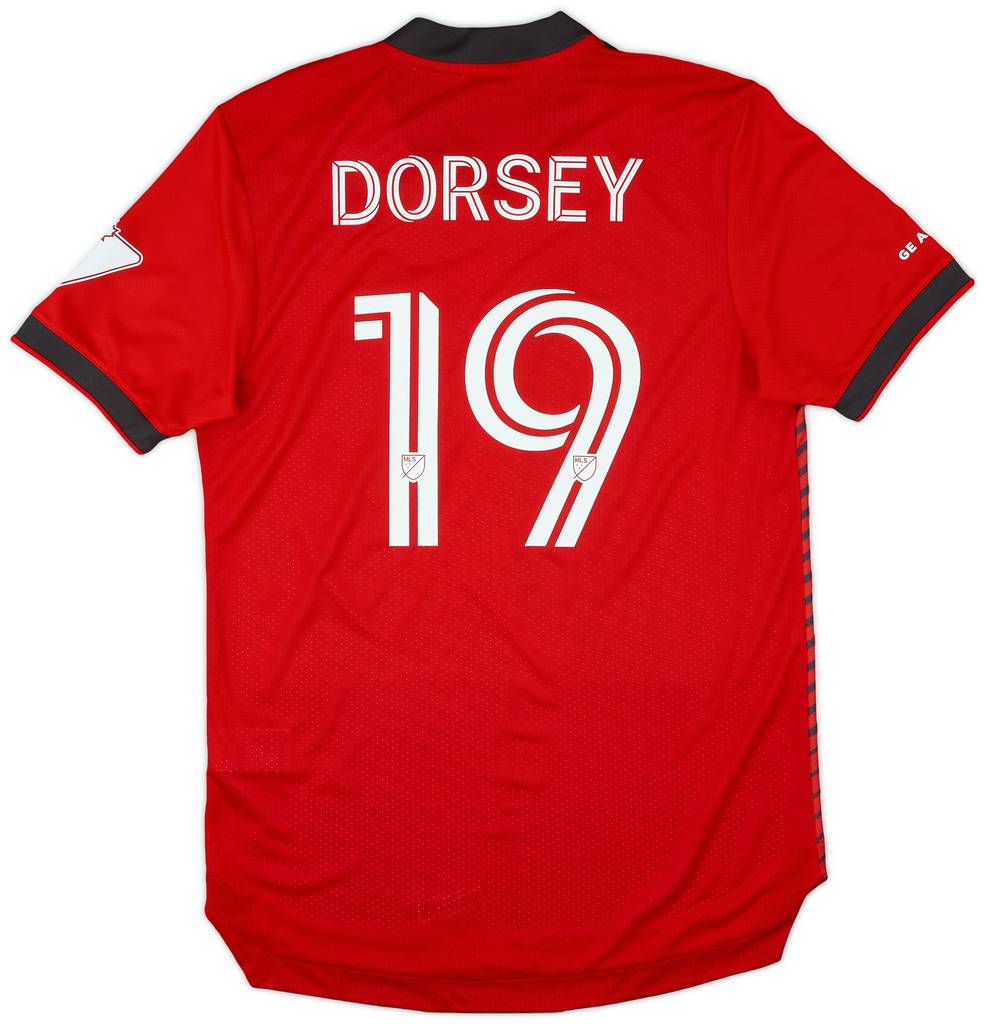 2020 Toronto FC Authentic Home Shirt Dorsey #19 - 9/10 - (M)