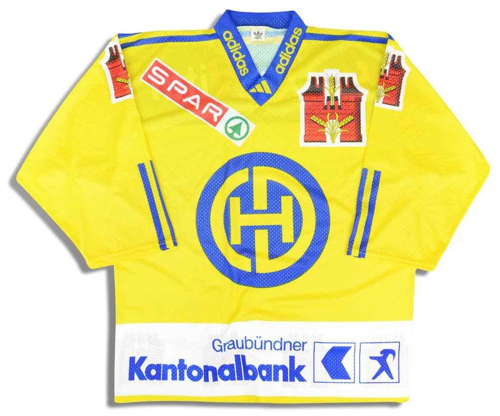 1998-99 HC Davos adidas Jersey (Away) L