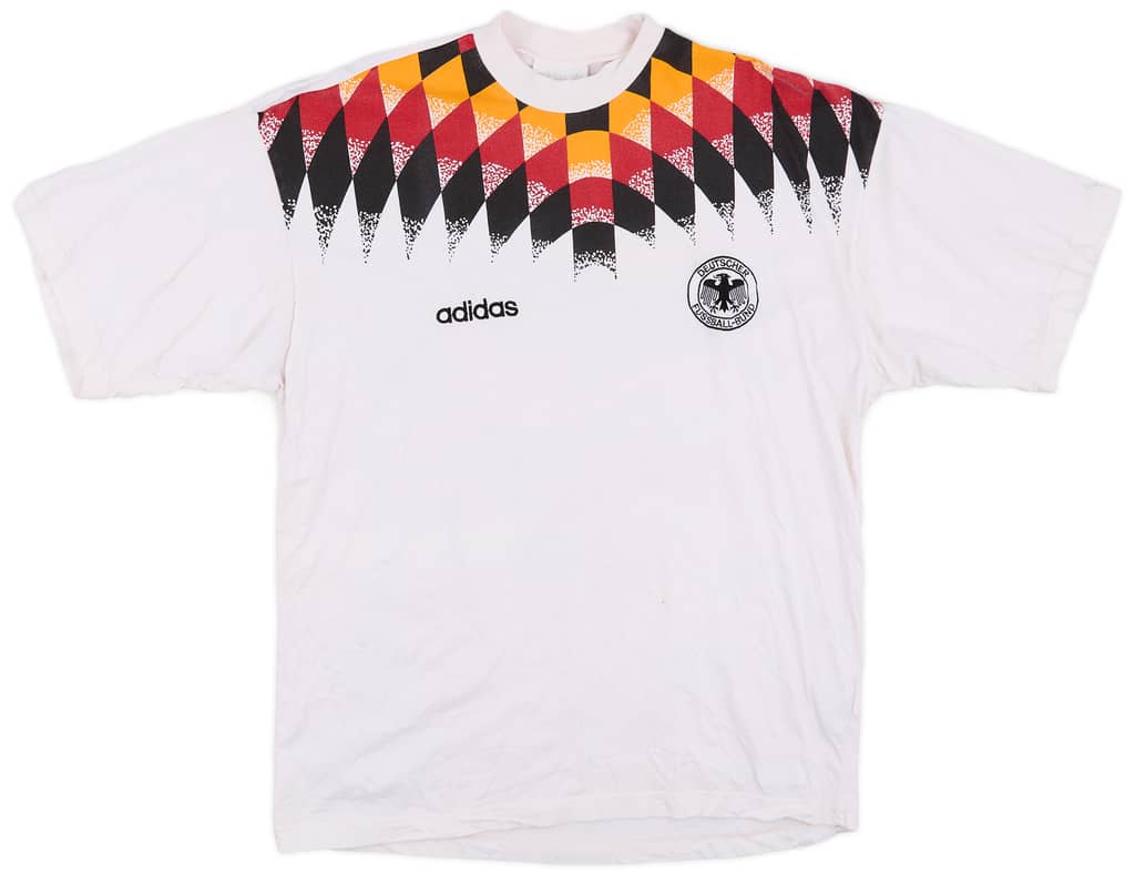 1994-96 Germany adidas Cotton Tee - 6/10 - (M)