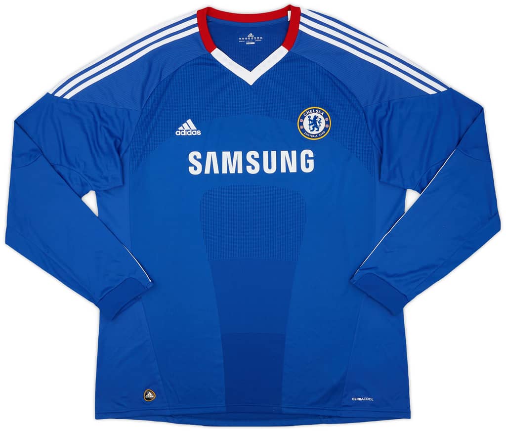 2010-11 Chelsea Home L/S Shirt Lampard #8 - 9/10 - (3XL)