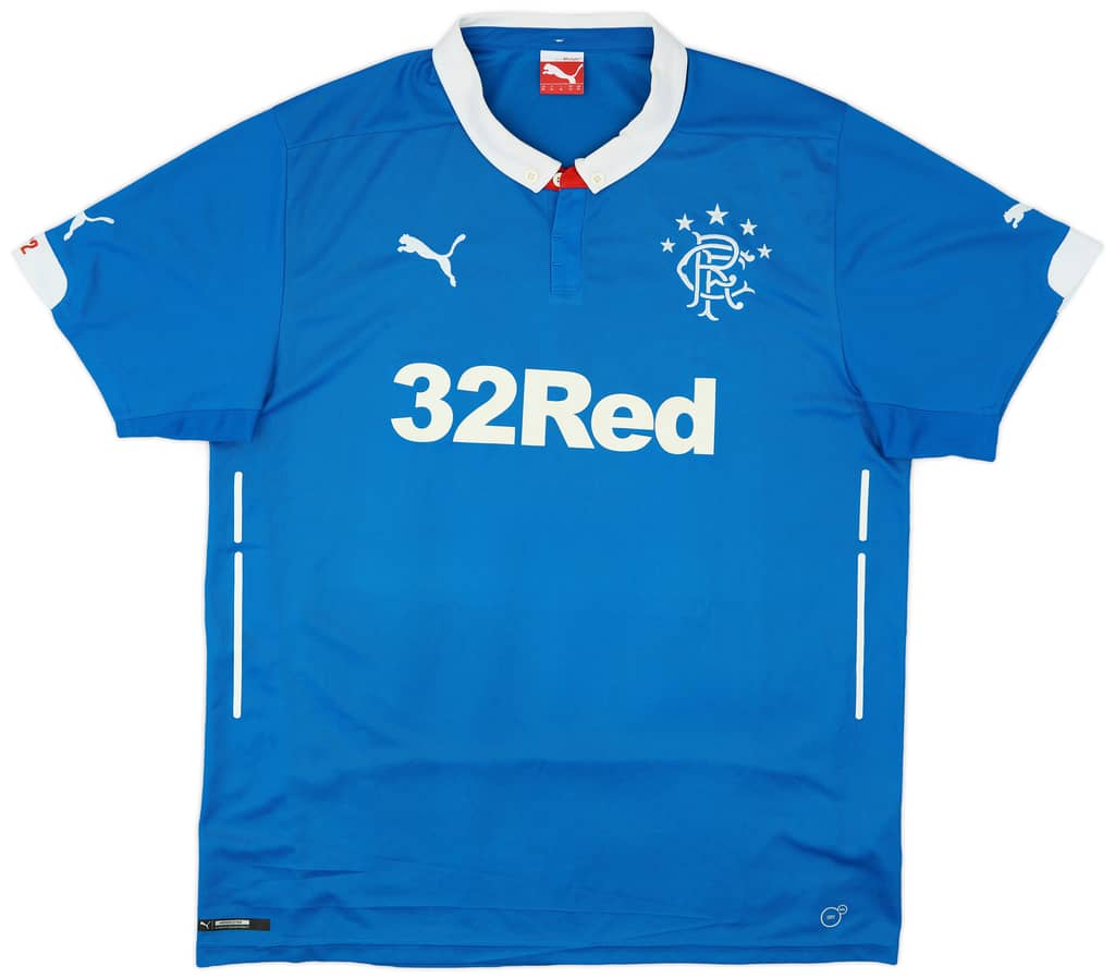 2014-15 Rangers Home Shirt - 6/10 - (XL)