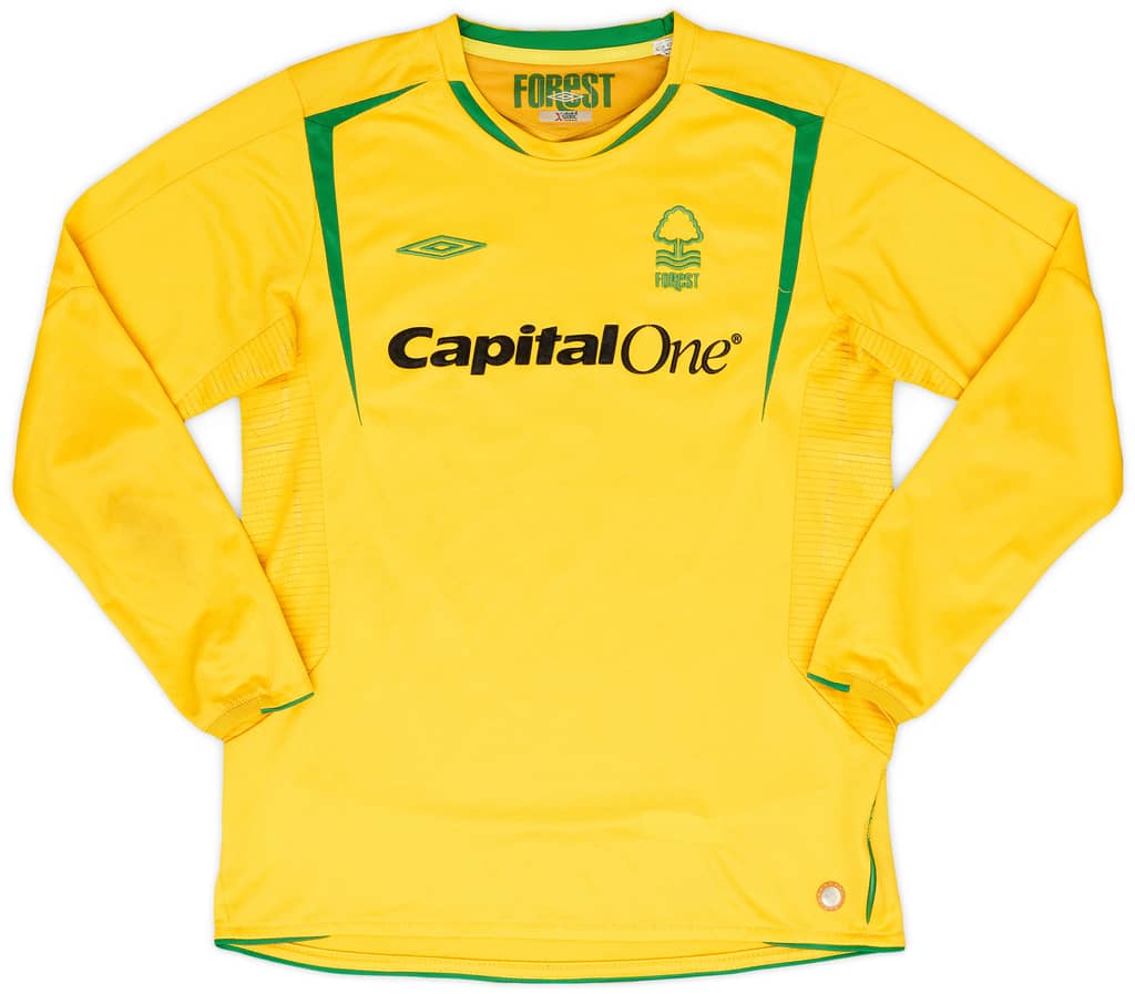 2005-06 Nottingham Forest Away L/S Shirt Clingan #16 - 6/10 - (XL.Boys)