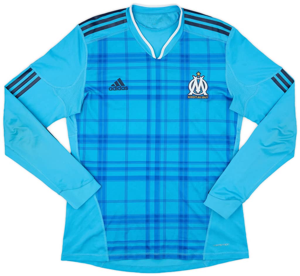 2010-11 Olympique Marseille Authentic Away L/S Shirt - 6/10 - (M)