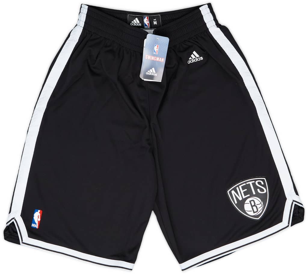 2012-14 Brooklyn Nets adidas Swingman Away Shorts (M)
