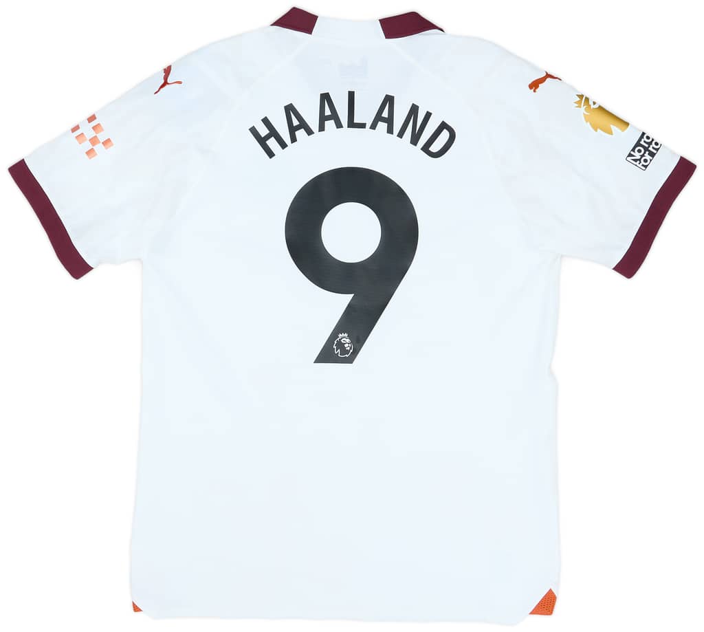 2023-24 Manchester City Player Issue Away Shirt Haaland #9