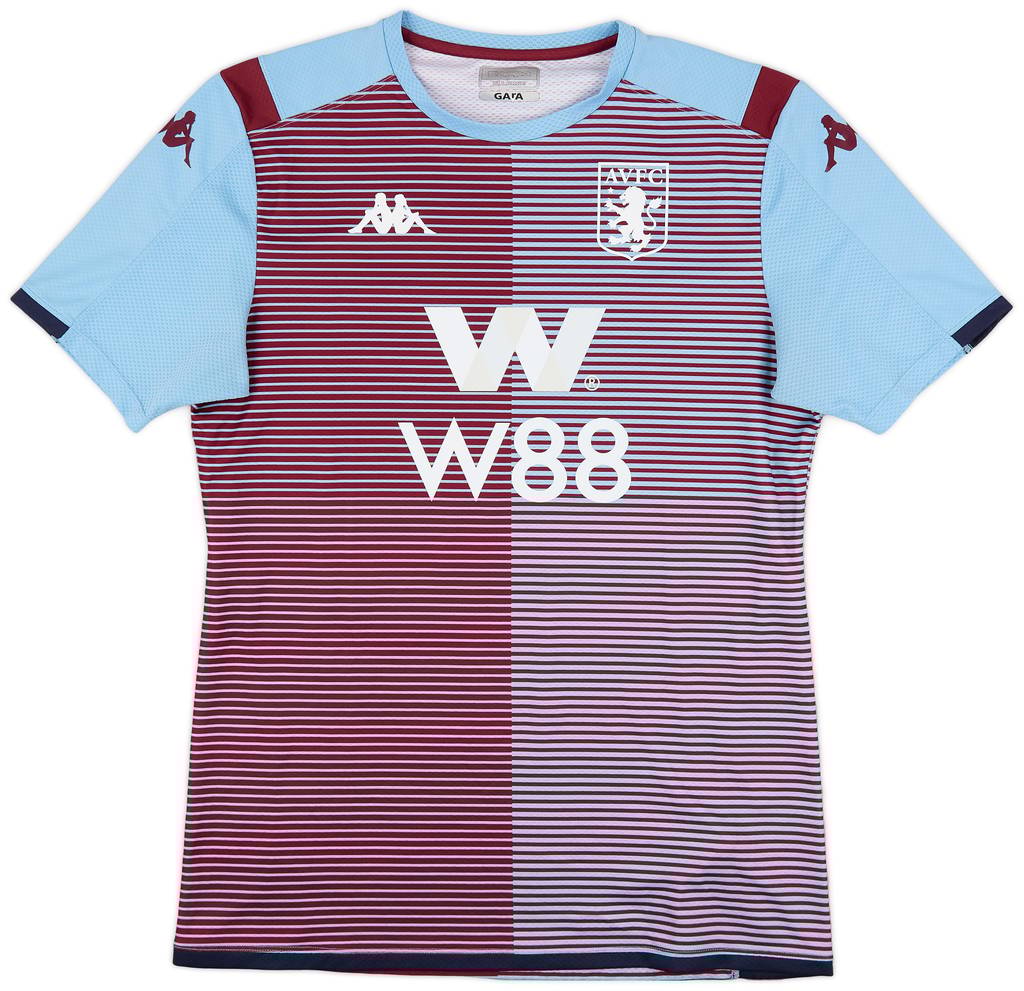 2019-20 Aston Villa Kappa Pre-Match Training Shirt - 10/10 - (XXL)