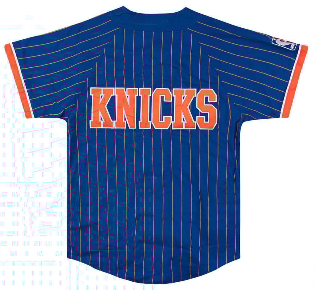 2014 New York Knicks Mitchell & Ness Baseball Tee S