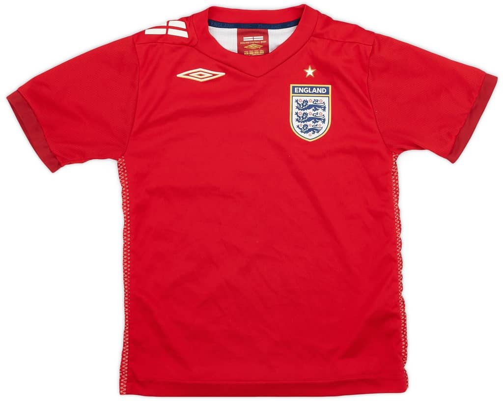 2006-08 England Away Shirt - 9/10 - (S.Boys)