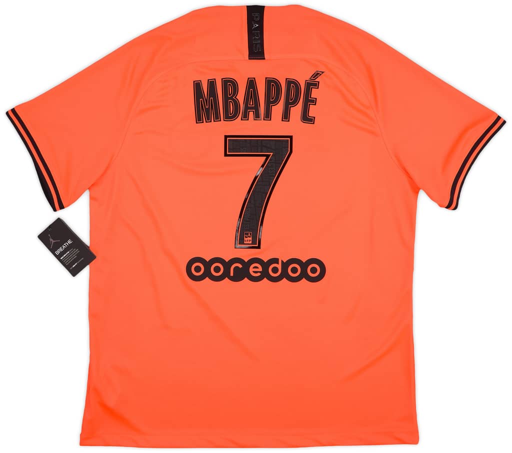 2019-20 Paris Saint-Germain Away Shirt Mbappe #7 (XL)