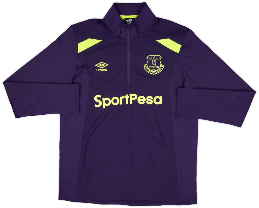 2017-18 Everton Umbro 1/4 Zip Drill Top - 7/10 - (L)