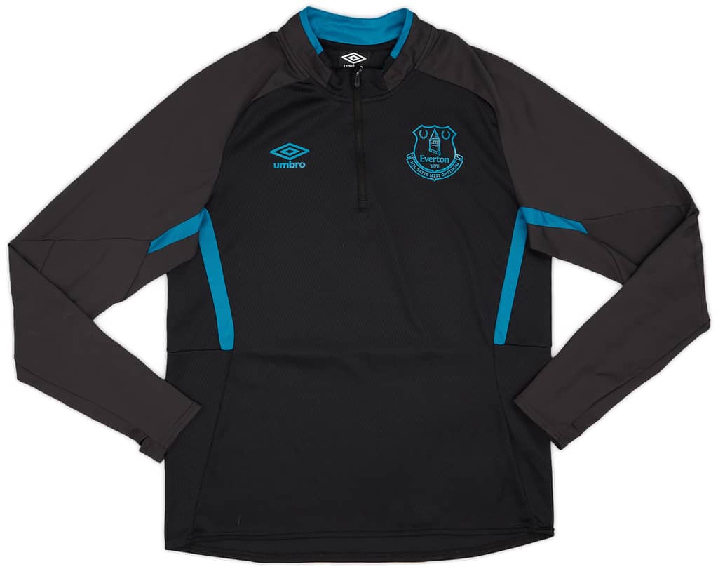 2017-18 Everton Umbro 1/4 Zip Training Top - 9/10 - (L)