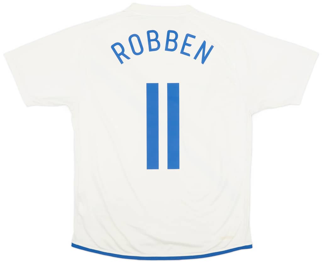 2006-08 Netherlands Away Shirt Robben #11 - 7/10 - (S)