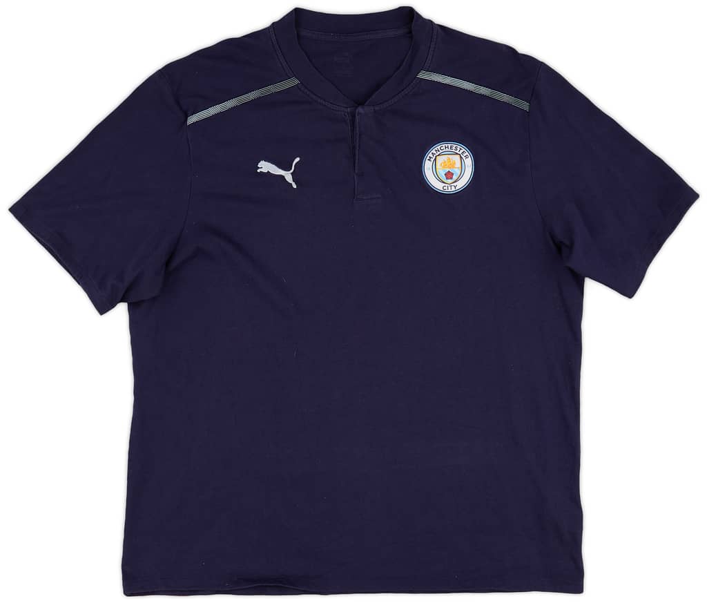 2021-22 Manchester City Puma Cotton Tee - 7/10 - (XXL)