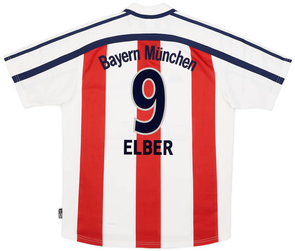 2000-01 Bayern Munich Away Shirt Elber #9 - 8/10 - (S)