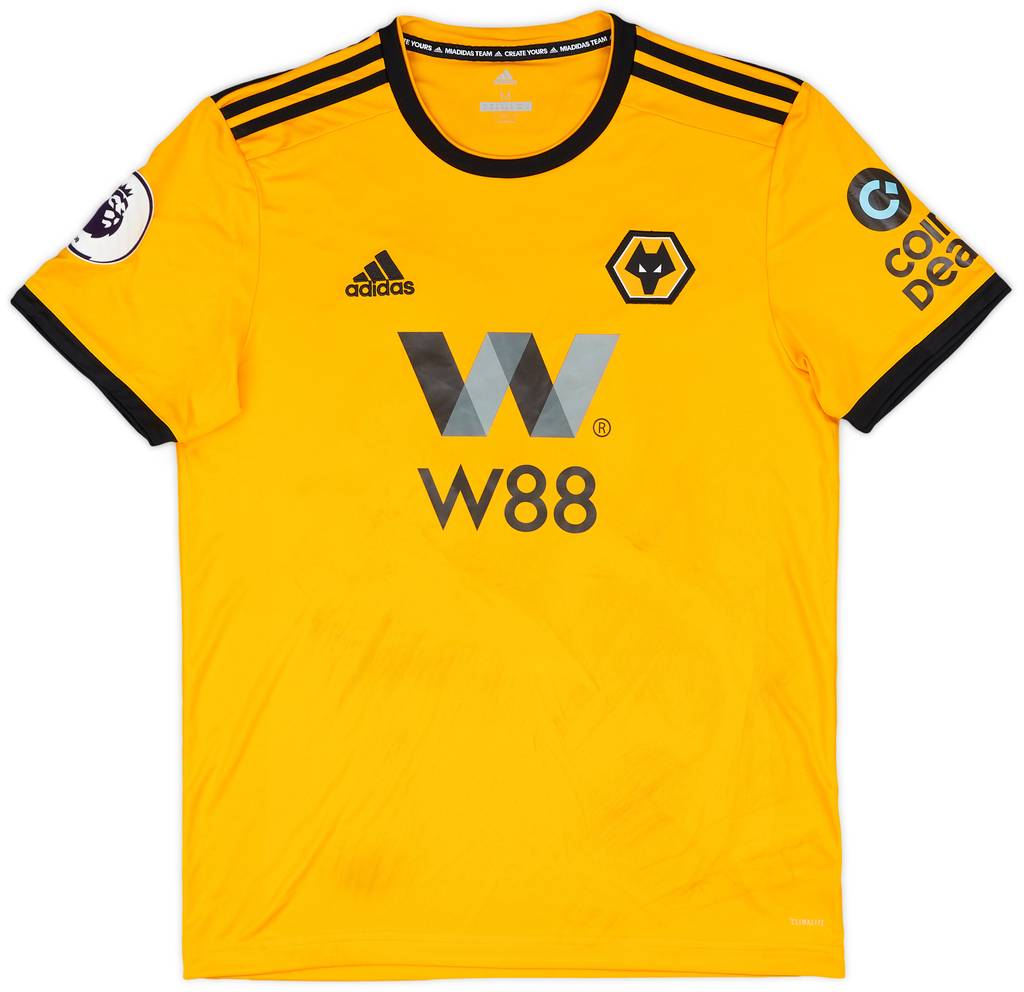 2018-19 Wolves Match Worn Home Shirt Dendoncker #32