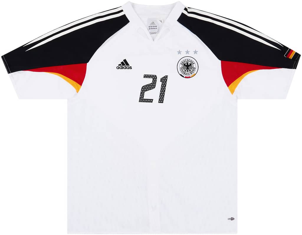 2004-05 Germany Home Shirt Lahm #21 - 6/10 - (S)