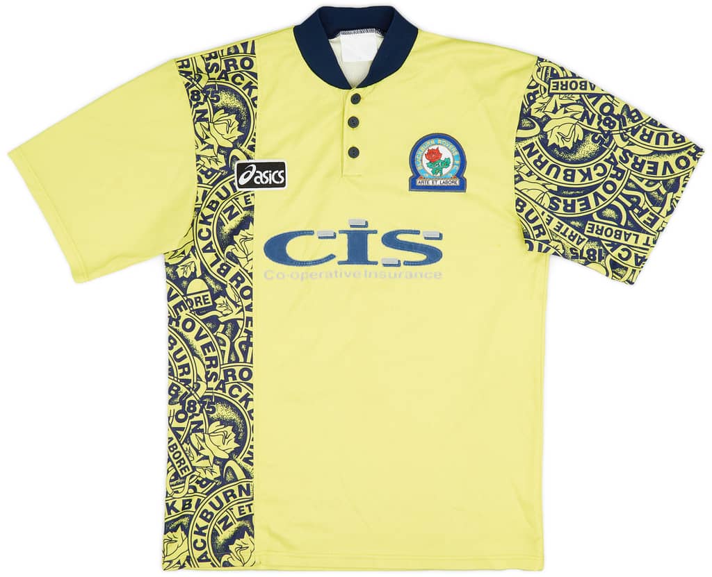 1996-97 Blackburn Away Shirt Duff #32- 8/10 - (M)