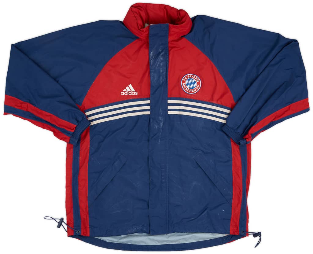 1998-00 Bayern Munich adidas Hooded Rain Jacket - 5/10 - (M/L)
