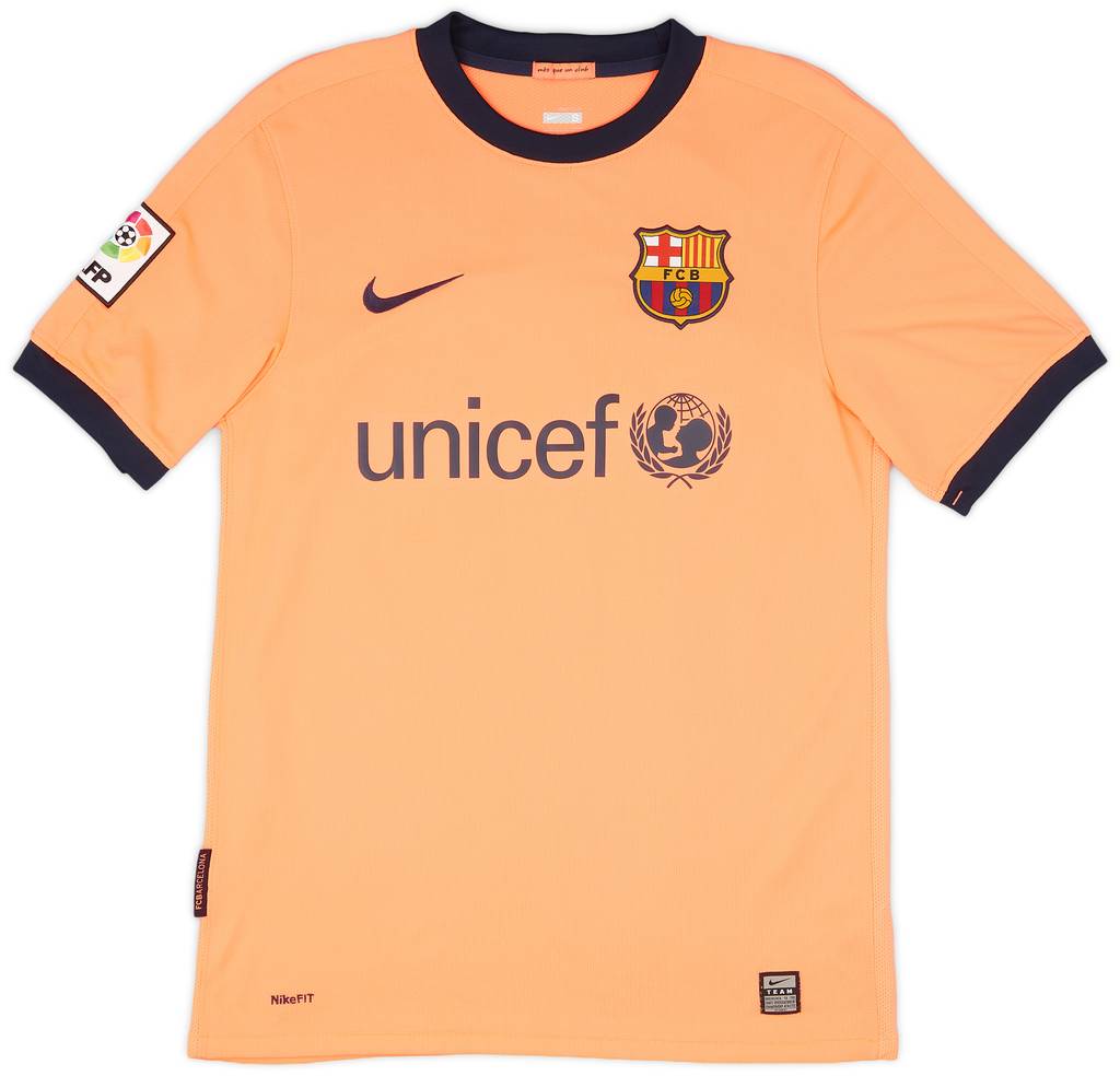 2009-10 Barcelona Away Shirt Messi #10 - 8/10 - (S)