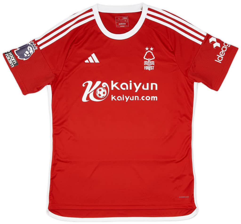 2023-24 Nottingham Forest Match Issue Home Shirt Boly #30
