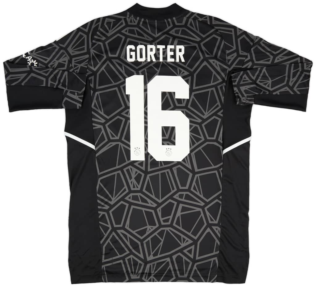 2022-23 Ajax Match Issue Europa League GK Shirt Gorter #16
