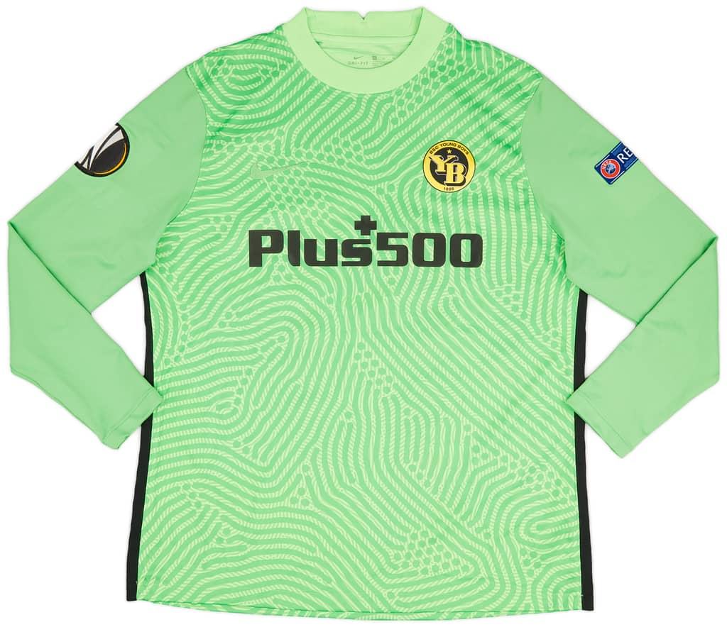 2020-21 Young Boys Match Issue Europa League GK Shirt Faivre #91