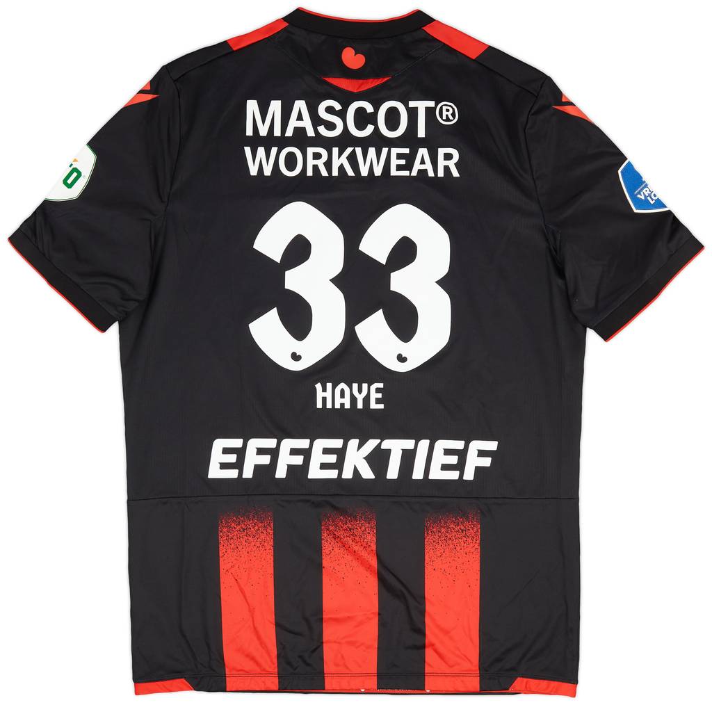 2022-23 Heerenveen Match Issue Away Shirt Haye #33