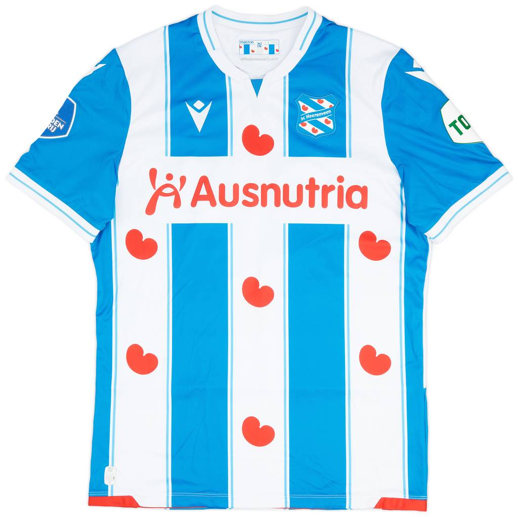 2022-23 Heerenveen Match Issue Home Shirt van Hooijdonk #17