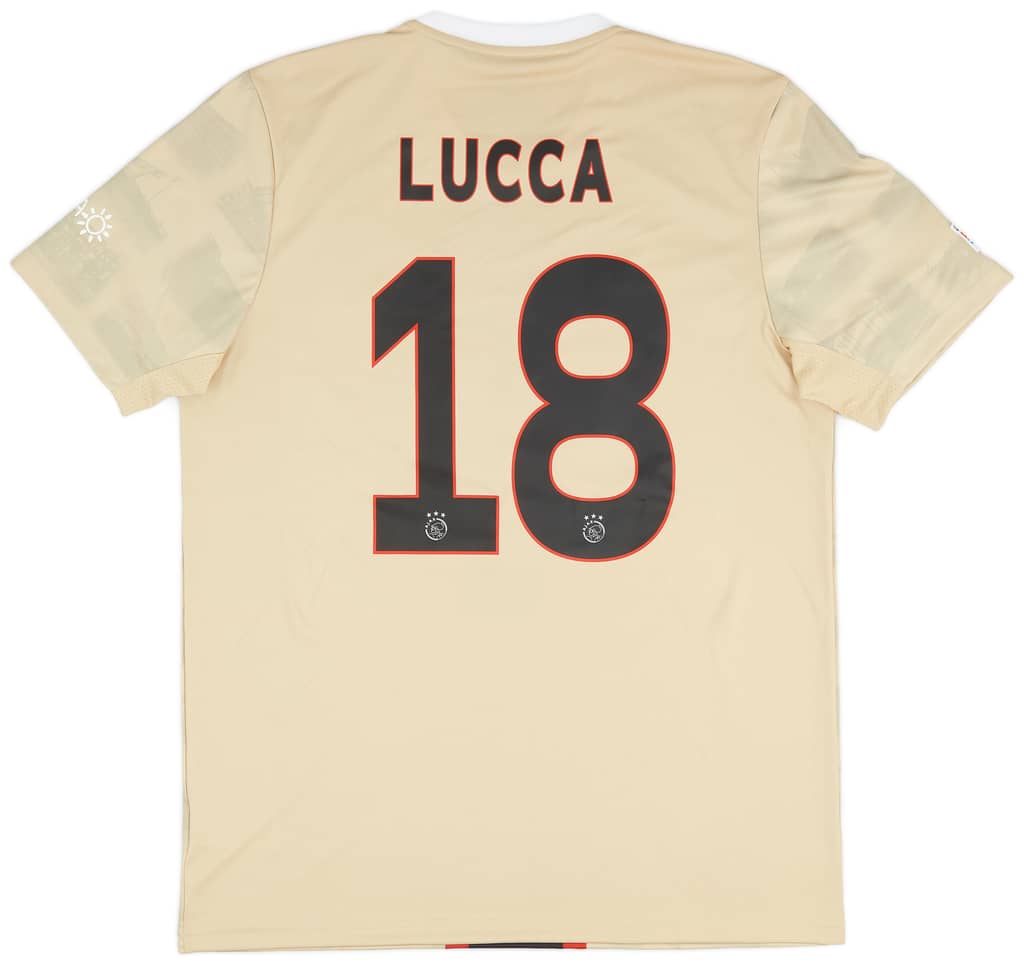 2022-23 Ajax Match Issue Europa League Third Shirt Lucca #18