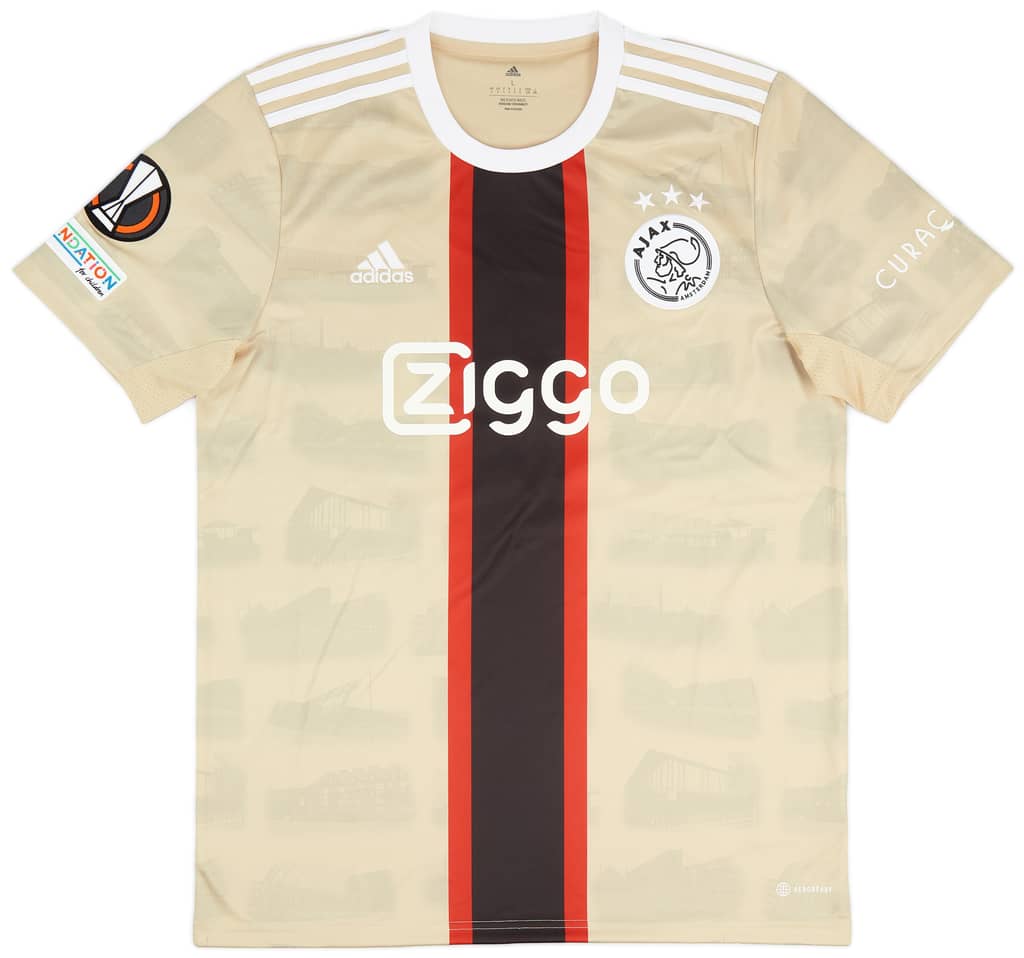 2022-23 Ajax Match Issue Europa League Third Shirt Lucca #18