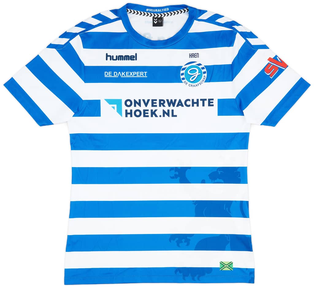 2022-23 De Graafschap Match Issue Home Shirt #17 (Haen)