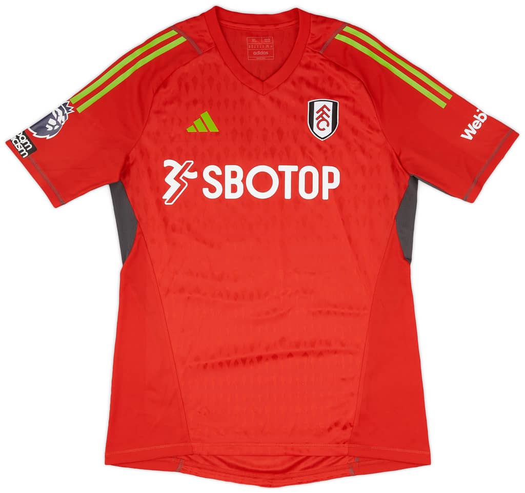2023-24 Fulham Match Issue GK Shirt Leno #17