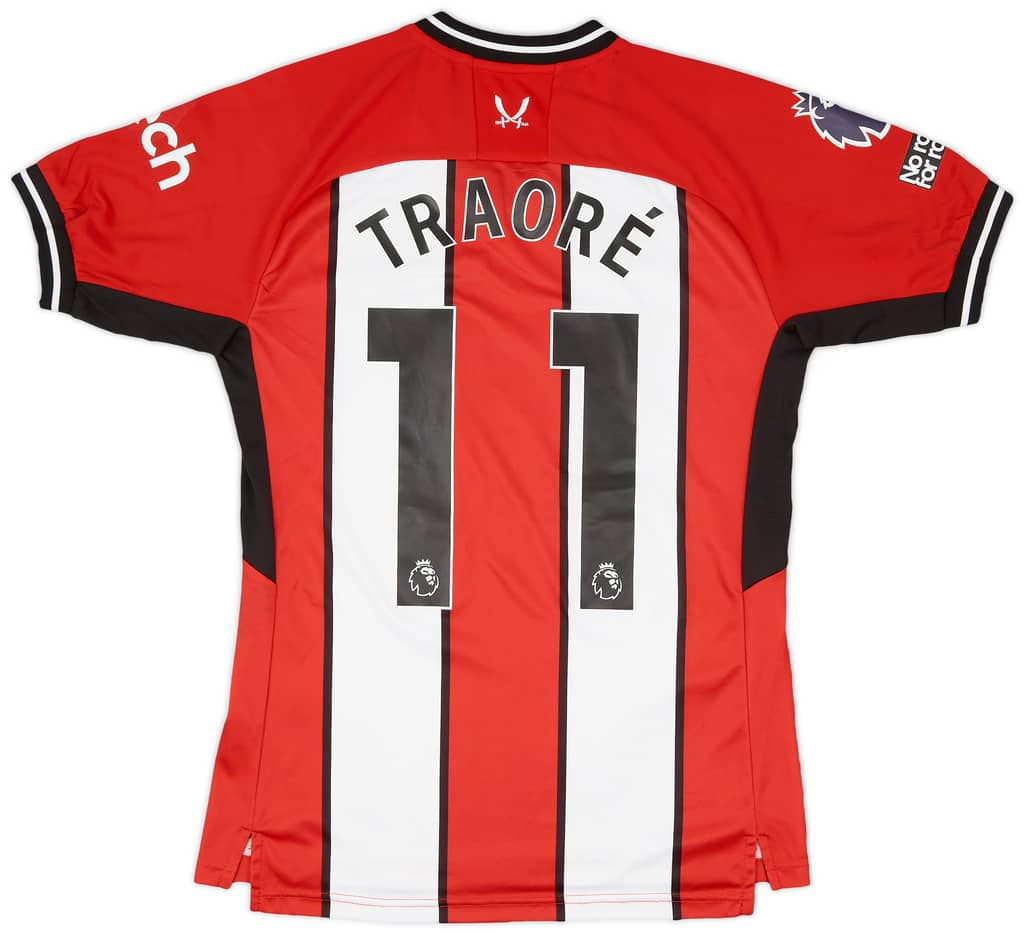 2023-24 Sheffield United Match Issue Home Shirt Traore #11