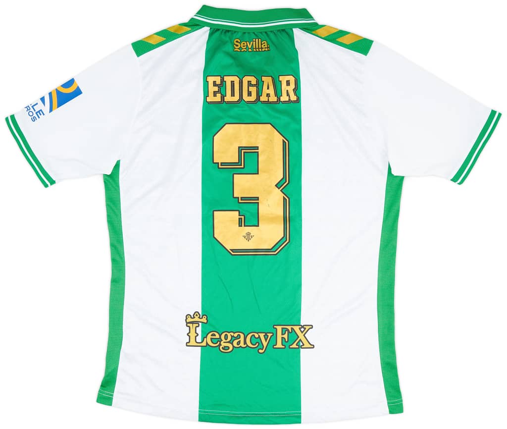 2022-23 Real Betis Match Issue Fourth Shirt Edgar #3