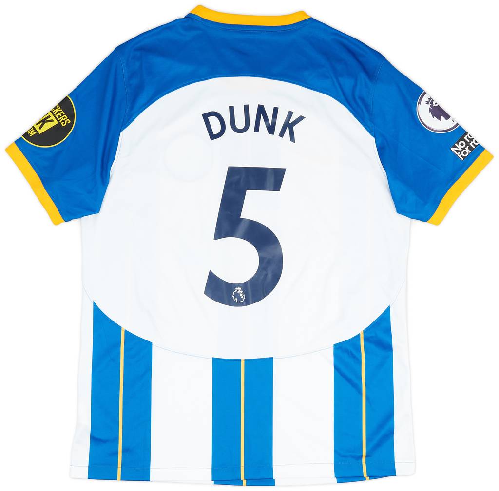 2022-23 Brighton Match Issue Home Shirt Dunk #5
