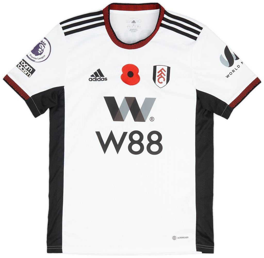 2022-23 Fulham Match Issue Home Shirt Andreas #18