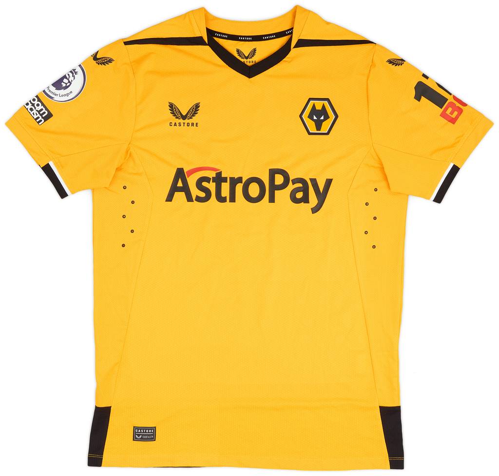 2022-23 Wolves Match Issue Home Shirt Raúl #9
