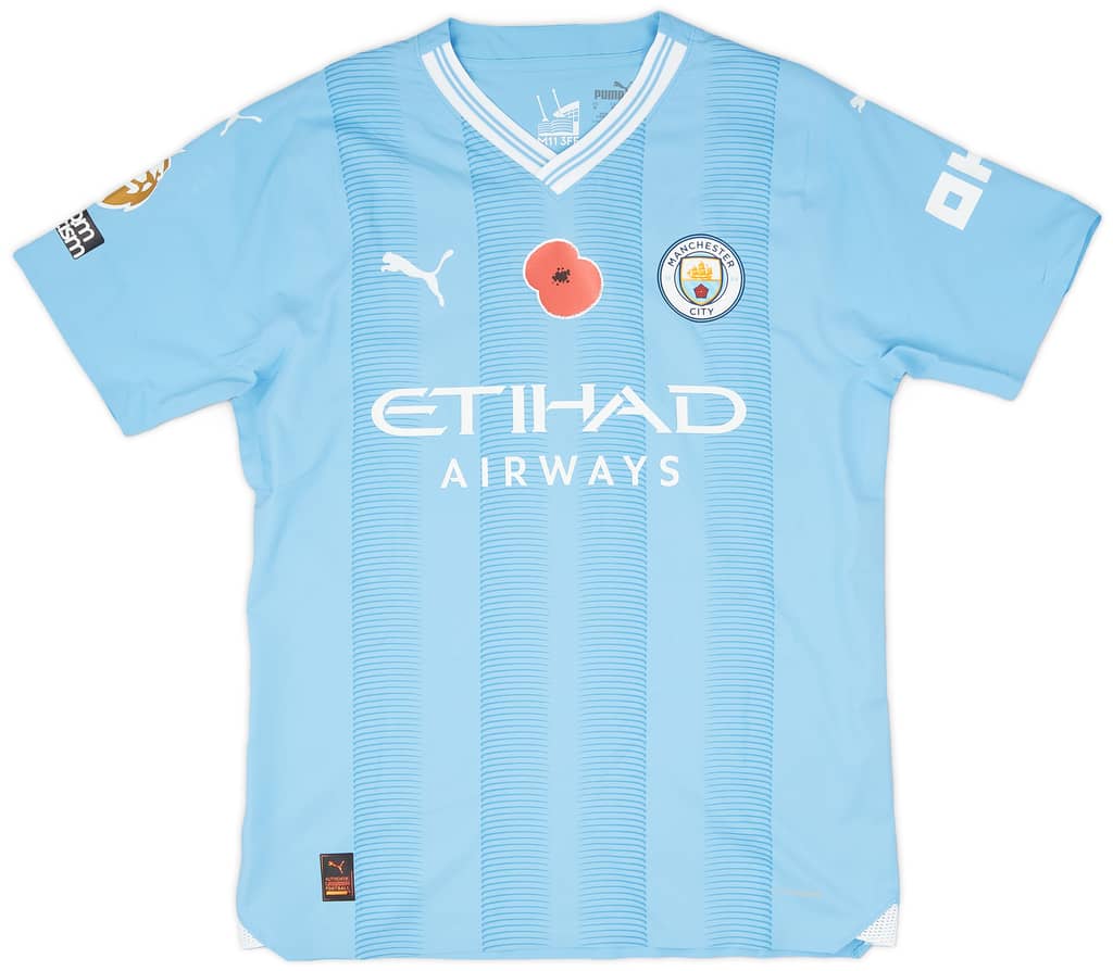 2023-24 Manchester City Match Issue Home Shirt Aké #6 