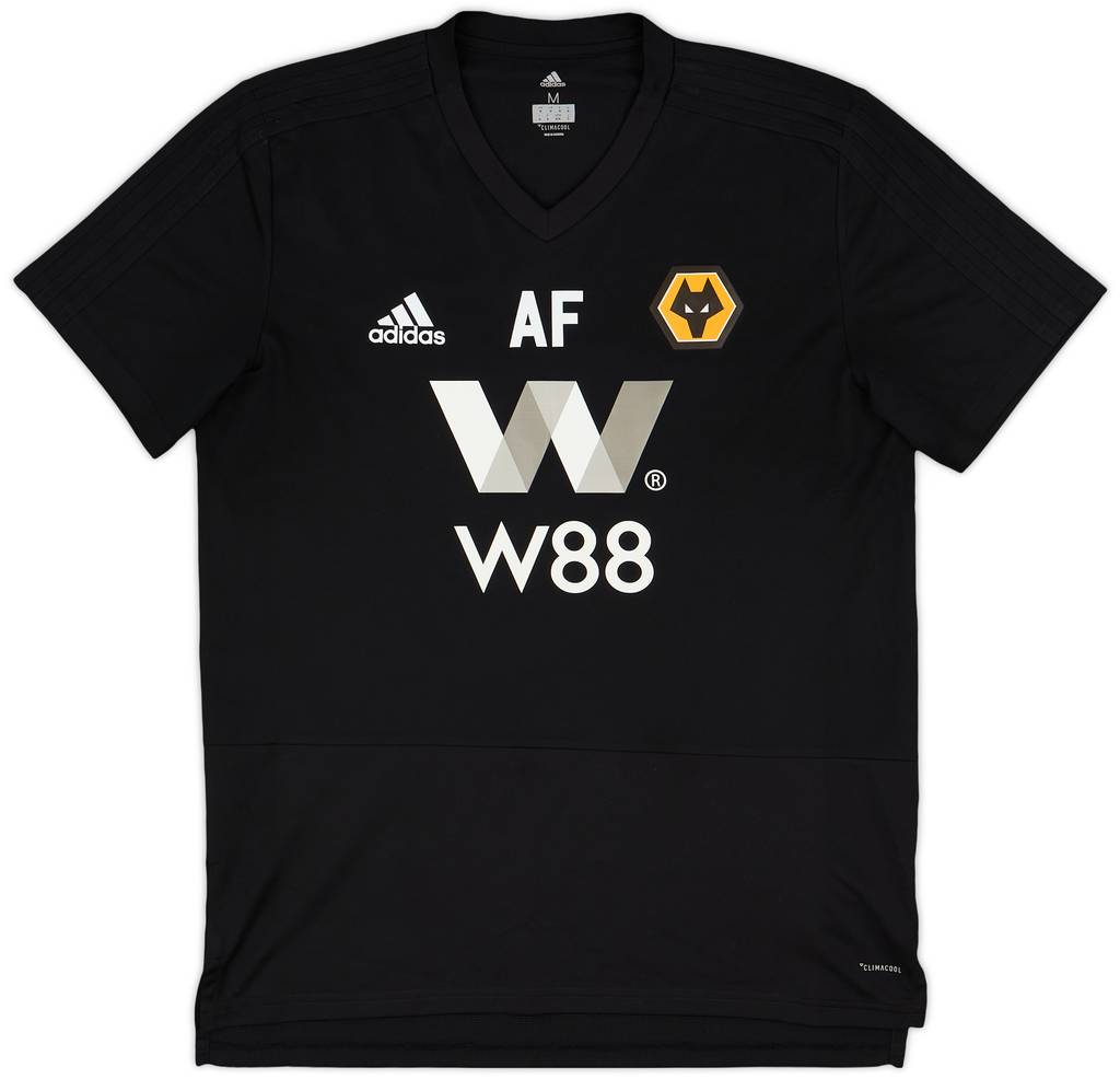 2018-19 Wolves adidas Staff Issue Training Shirt 'AF' - 9/10 - (M)