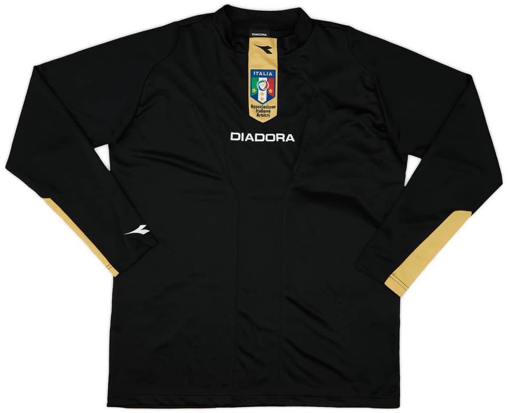 2007-09 Italy Diadora Referee L/S Shirt - 8/10 - (M)