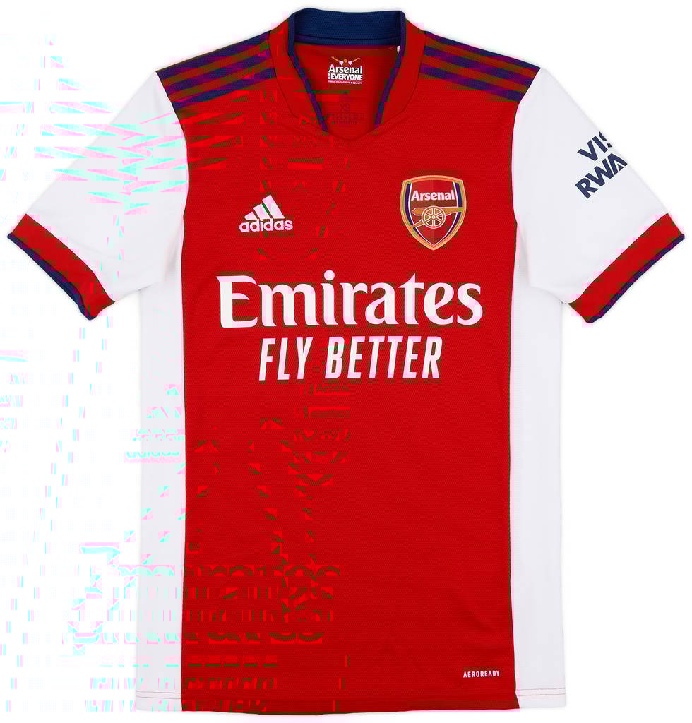 2021-22 Arsenal Home Shirt - 8/10 - (XS)