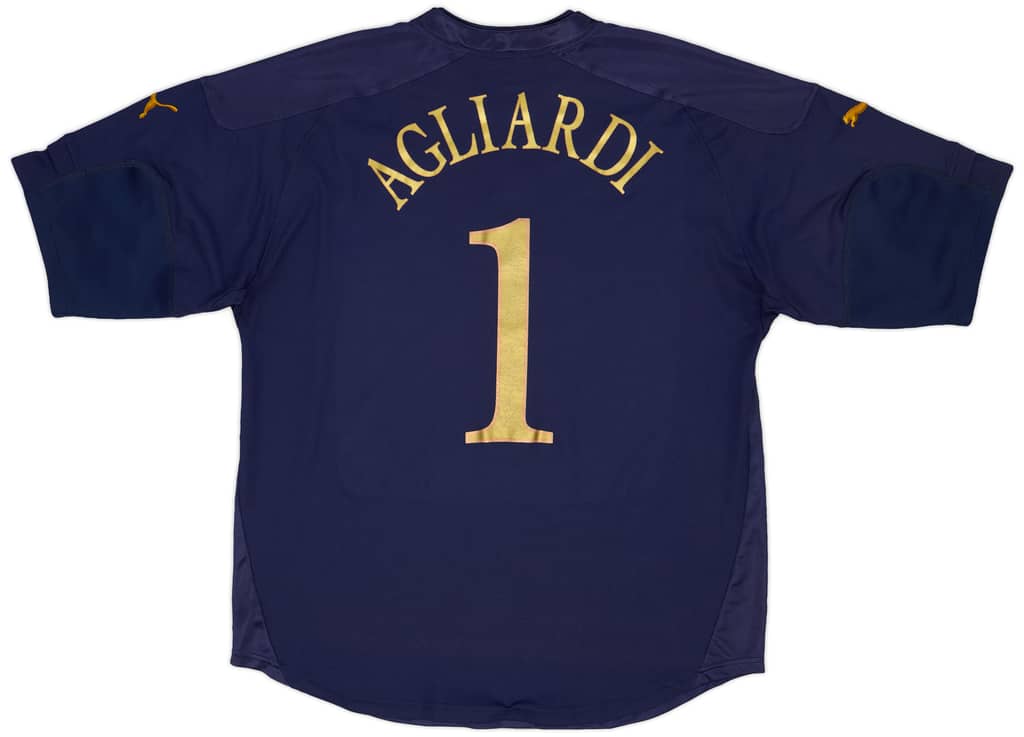 2004-06 Italy GK Shirt Agliardi #1 - 6/10 - (XL)