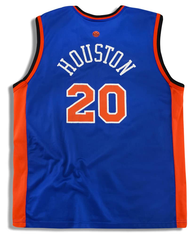 2001-02 New York Knicks Houston #20 Champion Jersey (Away) M